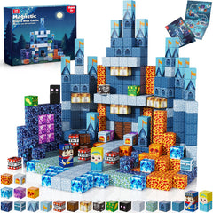 Annexfun Magnetic Blocks 100-piece set invites open-ended building and creativity.