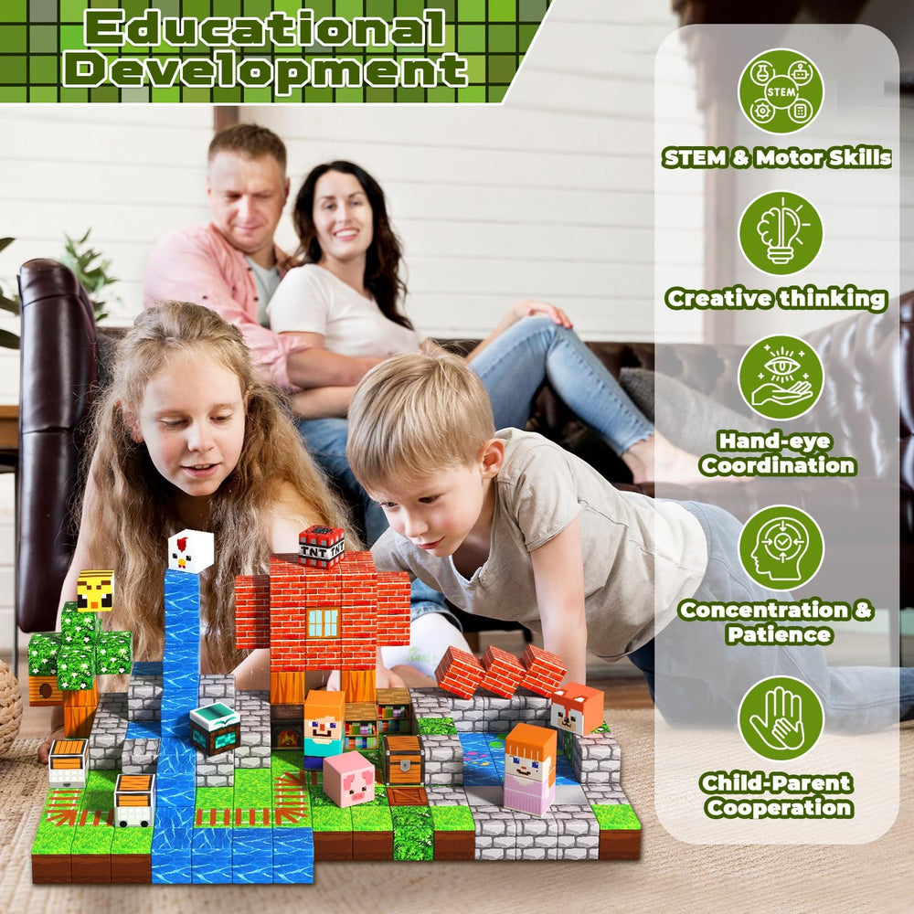 Annexfun magnetic blocks presented as a great classroom or home gift for ages 3+