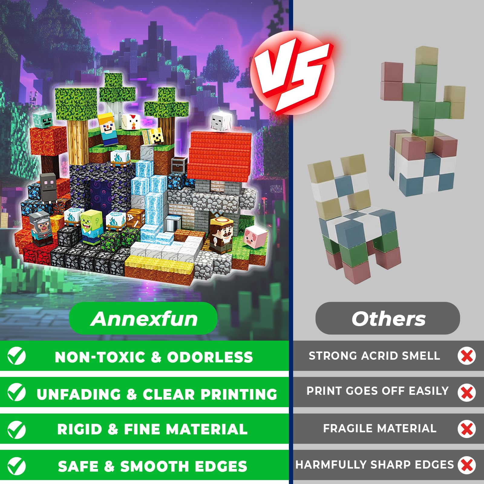 Portable colorful STEM toy for on-the-go building fun