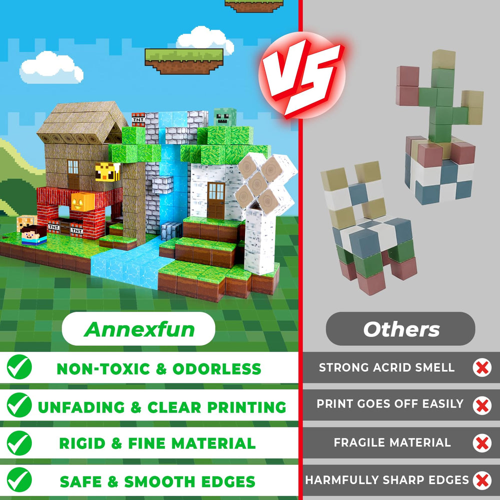 Annexfun blocks bell-like rustling sounds engage kids during play