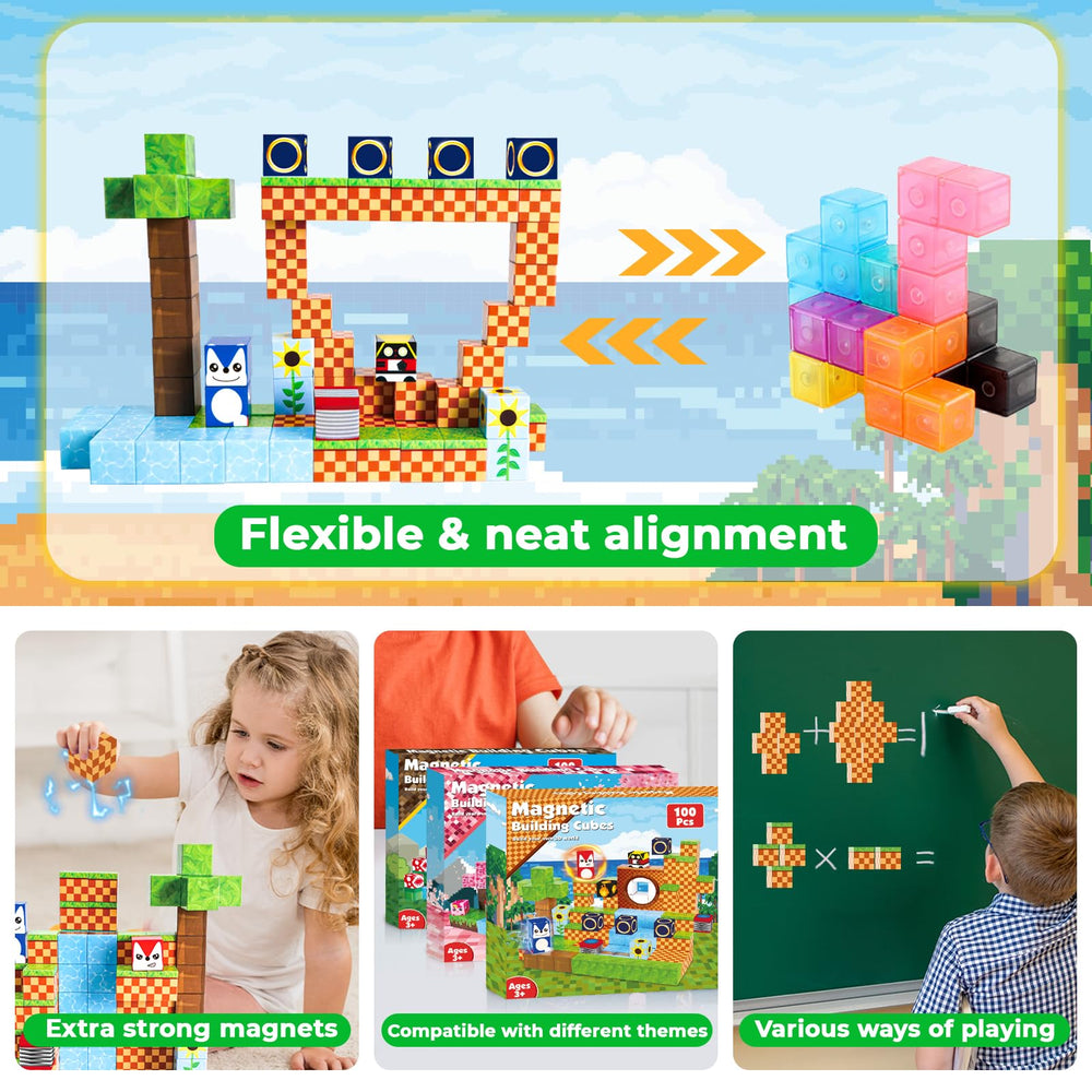 Annexfun magnetic blocks create gentle sensory engagement with sound during play