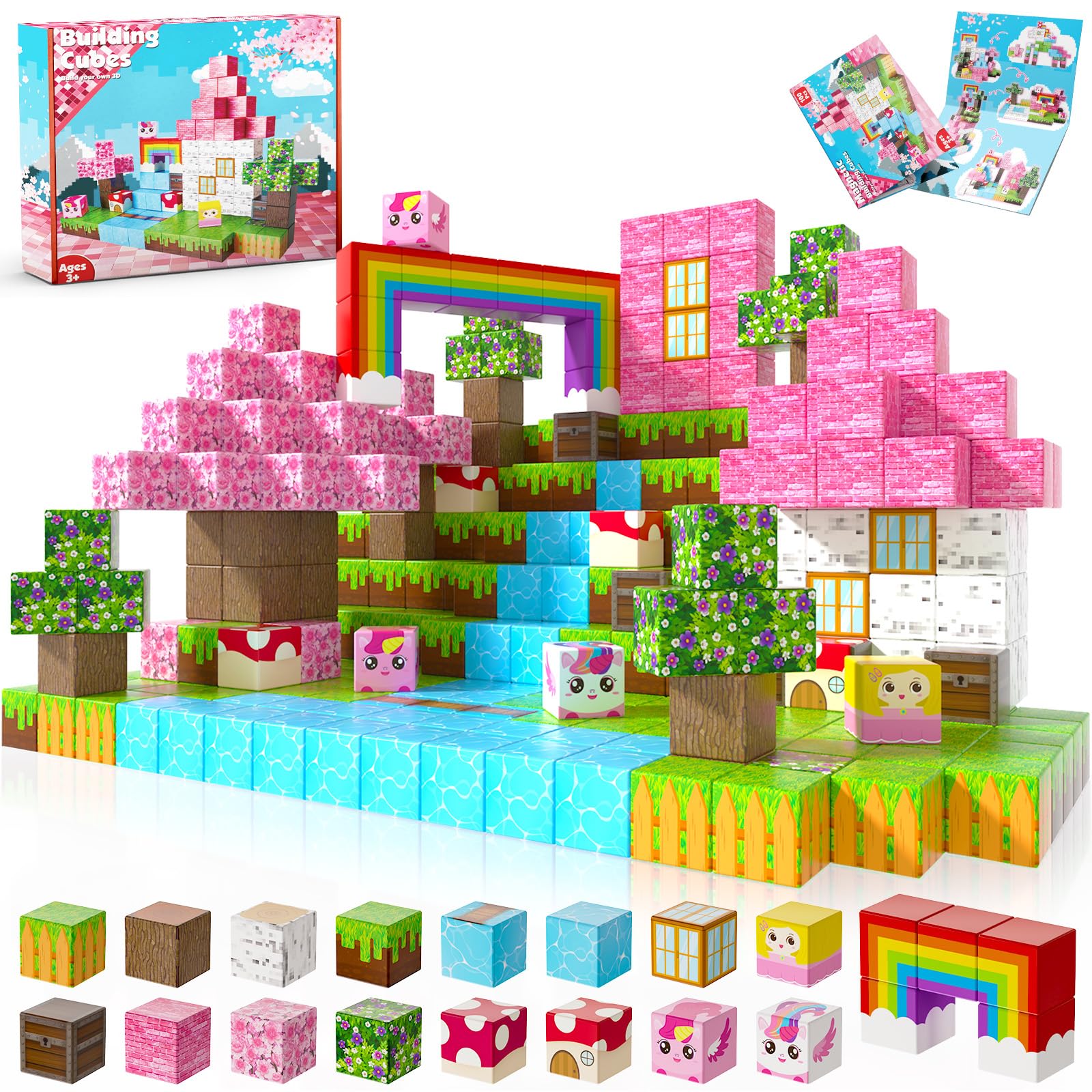 Annexfun magnetic unicorn cubes enable imaginative construction and STEM learning.