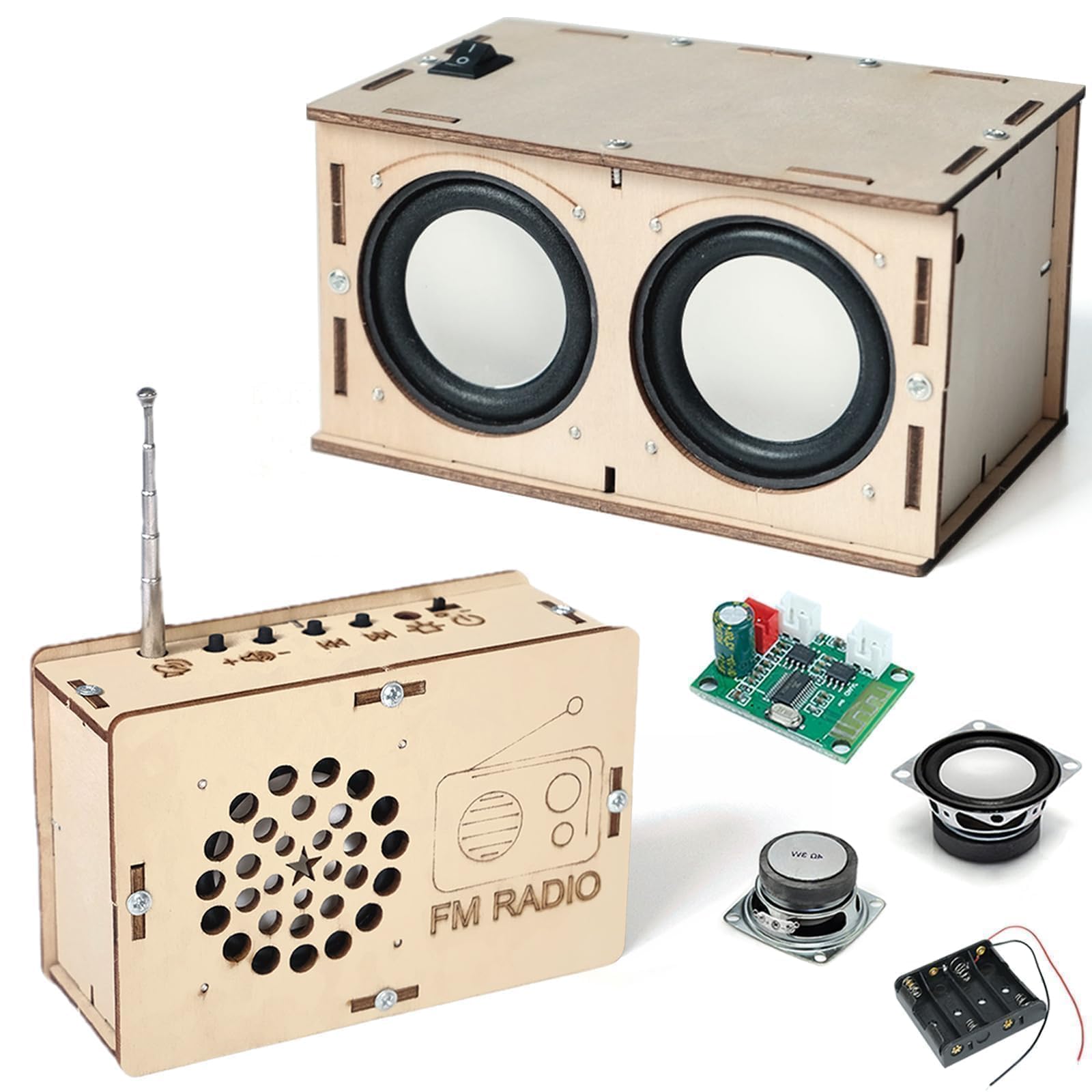 ANNISOKA STEM radio kit assembly shows hands-on electronics learning for kids