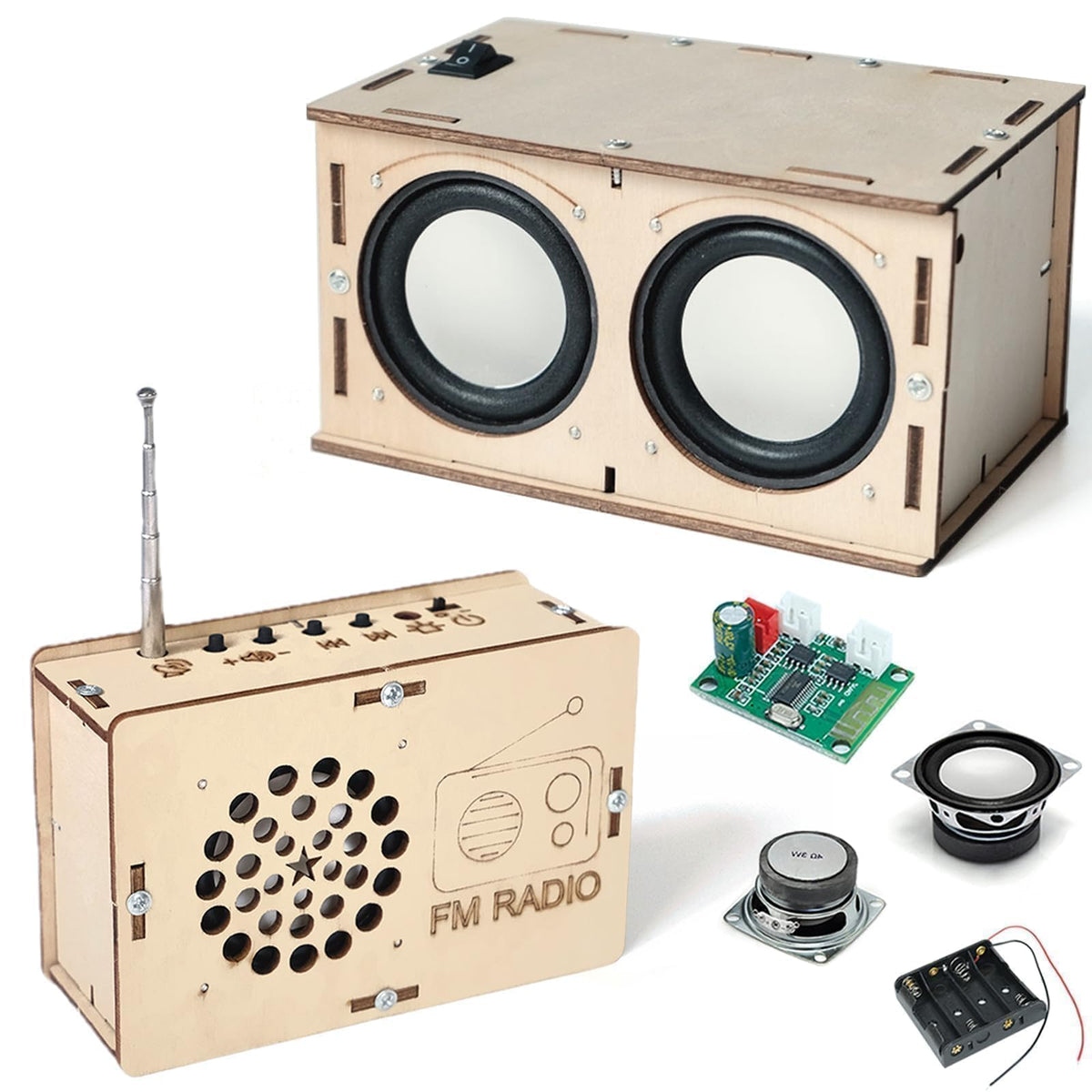 ANNISOKA STEM radio kit assembly shows hands-on electronics learning for kids