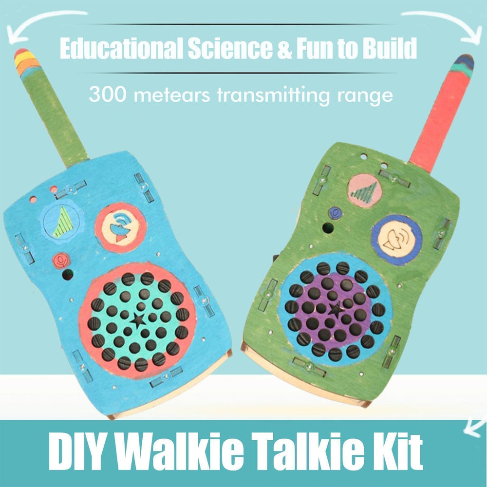 ANNISOKA walkie talkie kit assembled device ready for play and exploration.