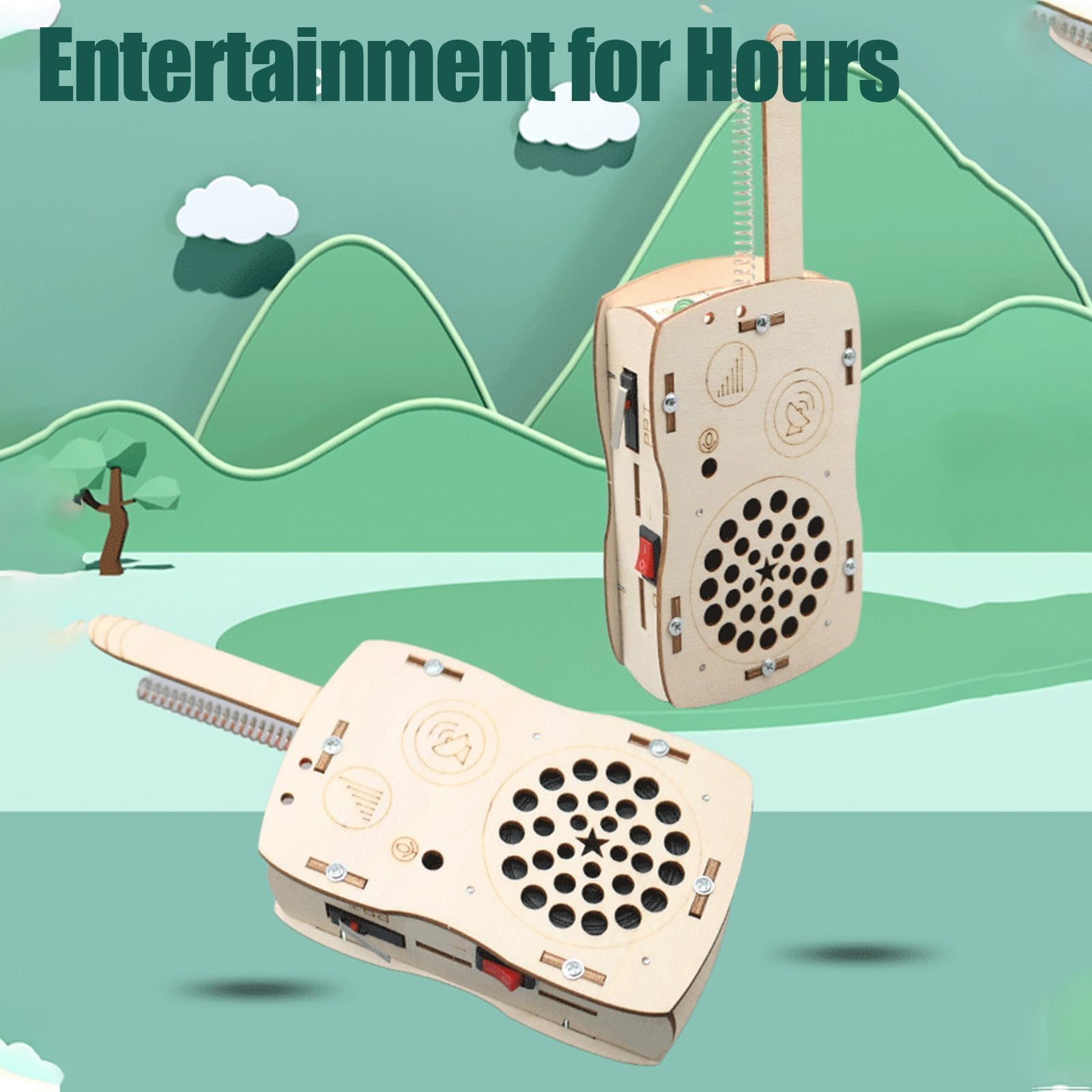ANNISOKA walkie talkie kit pre-paired components speed up setup.