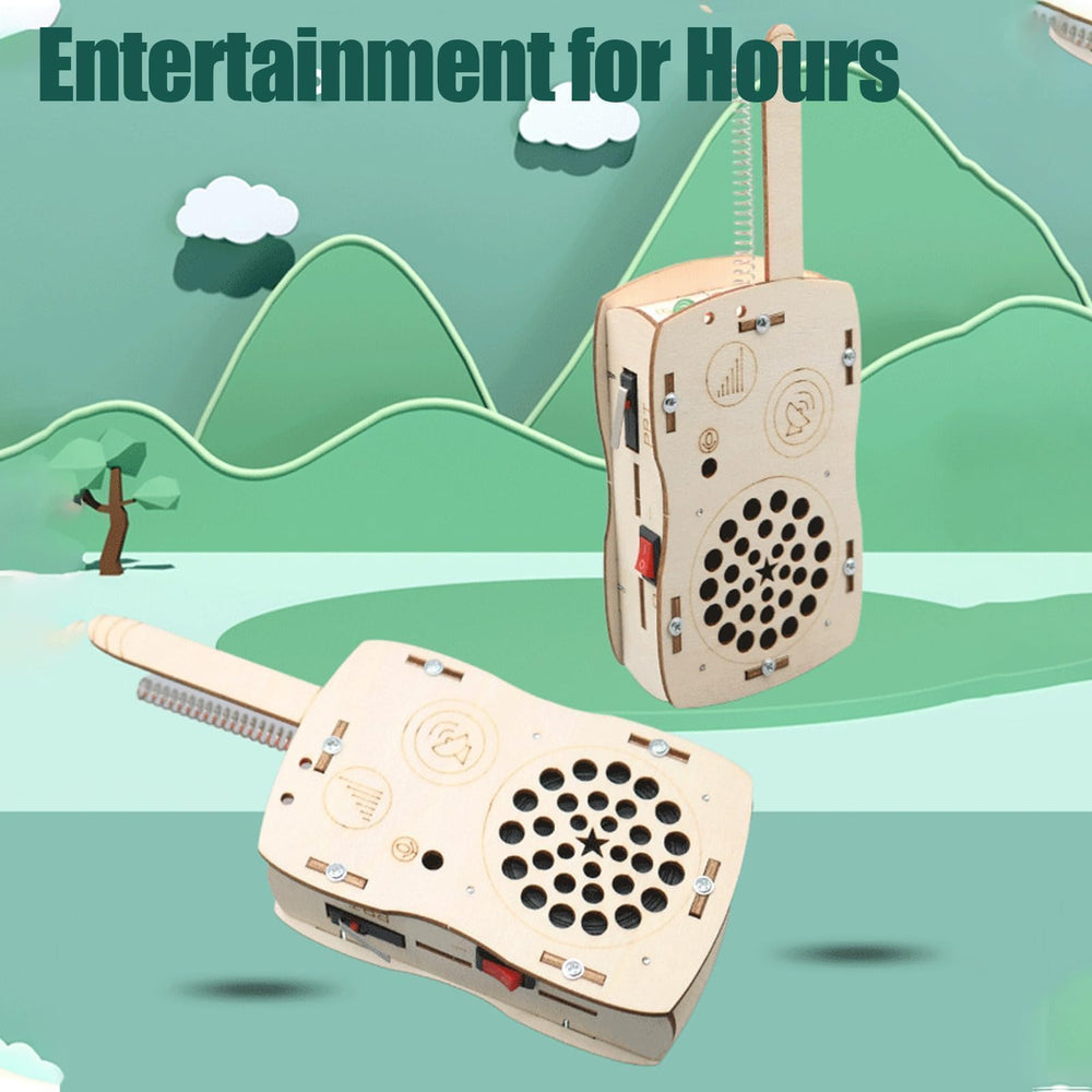 ANNISOKA walkie talkie kit pre-paired components speed up setup.