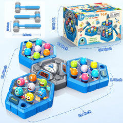 ANNKIE Whack Game Mole ball-in-action image emphasizes light-up targets for rhythmic tapping
