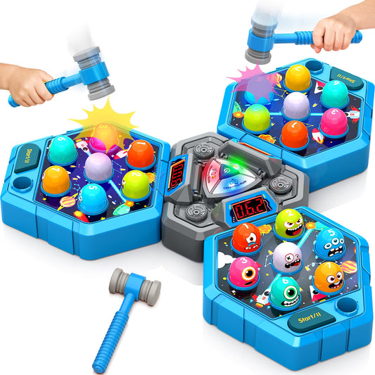 ANNKIE Whack Game Mole front view showcases a kid-friendly design for coordination