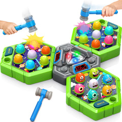ANNKIE Whack Game Mole with light-up balls promotes coordinated play for kids.