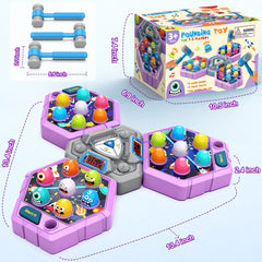 ANNKIE Whack Game Mole light-up balls energize 1-3 player rounds.