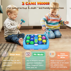 ANNKIE Whack Game Mole two soft hammers designed for safe, cooperative play.