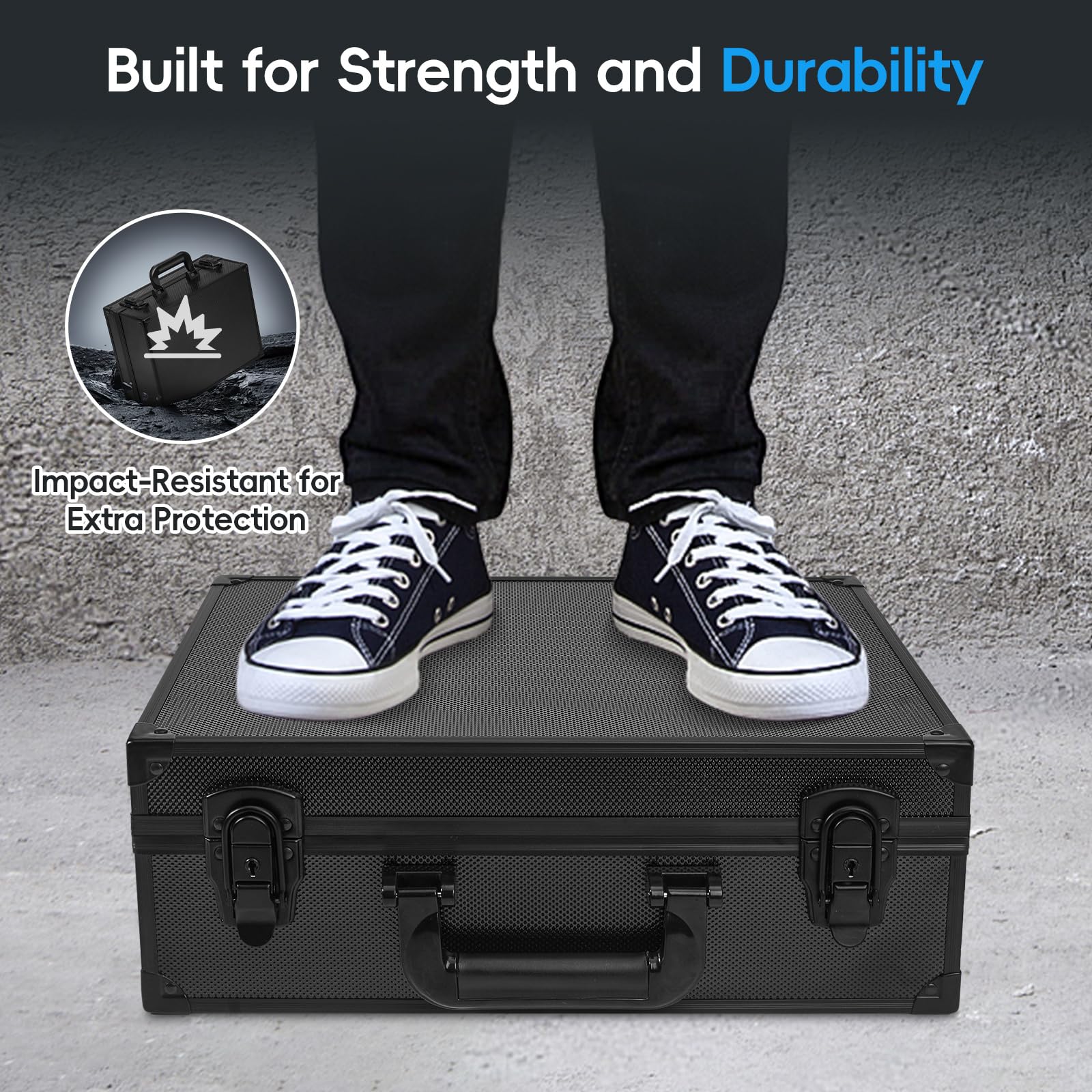 ANNLOV toploader storage box dimensions show 7.2 x 3.2 x 3.5 inches.