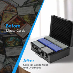 ANNLOV toploader storage box interior layout emphasizes safe EVA padding protection.