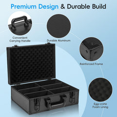 ANNLOV toploader storage box reinforced corners resist impact during transport.