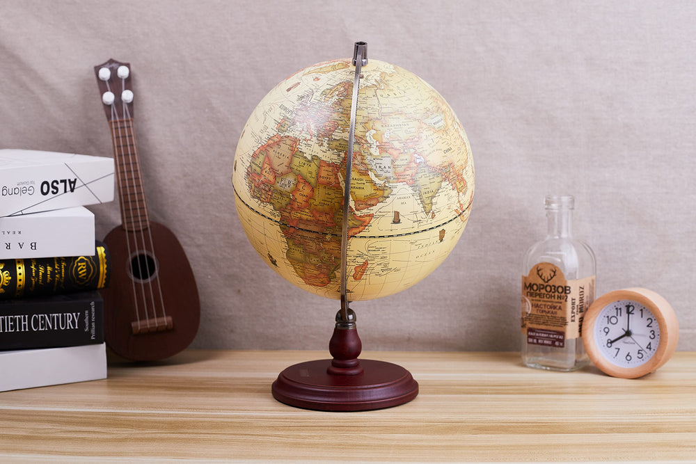 Annova Antique Globe encourages kids to explore geography hands-on