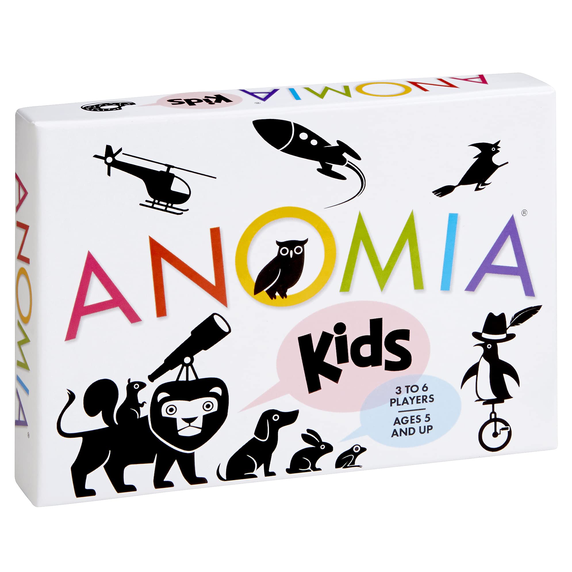 Anomia Kids decks with 48 image cards fuel fast, engaging family play