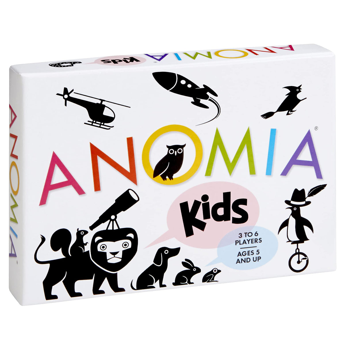 Anomia Kids decks with 48 image cards fuel fast, engaging family play