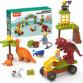 Anpcso dinosaur blocks 107pcs set supports imaginative play and early learning