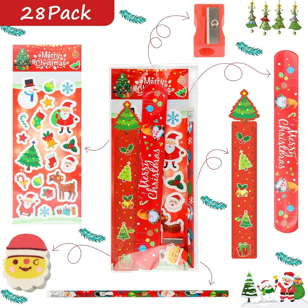 ANPHILE 28-pack Christmas bracelets add a fun accessory for kids.