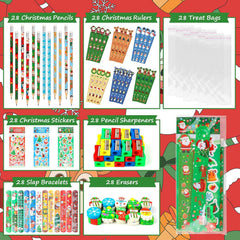 ANPHILE 28-pack Christmas rulers help with neat handwriting and classwork.