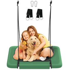 Ansionsol 40 inch rectangular tree swing frame for sturdy backyard fun