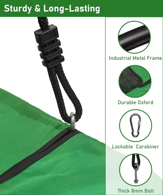 Ansionsol 60in swing seat with large comfort surface