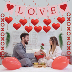 Ansoufien hanging swirl hearts brighten ceilings with gentle movement.
