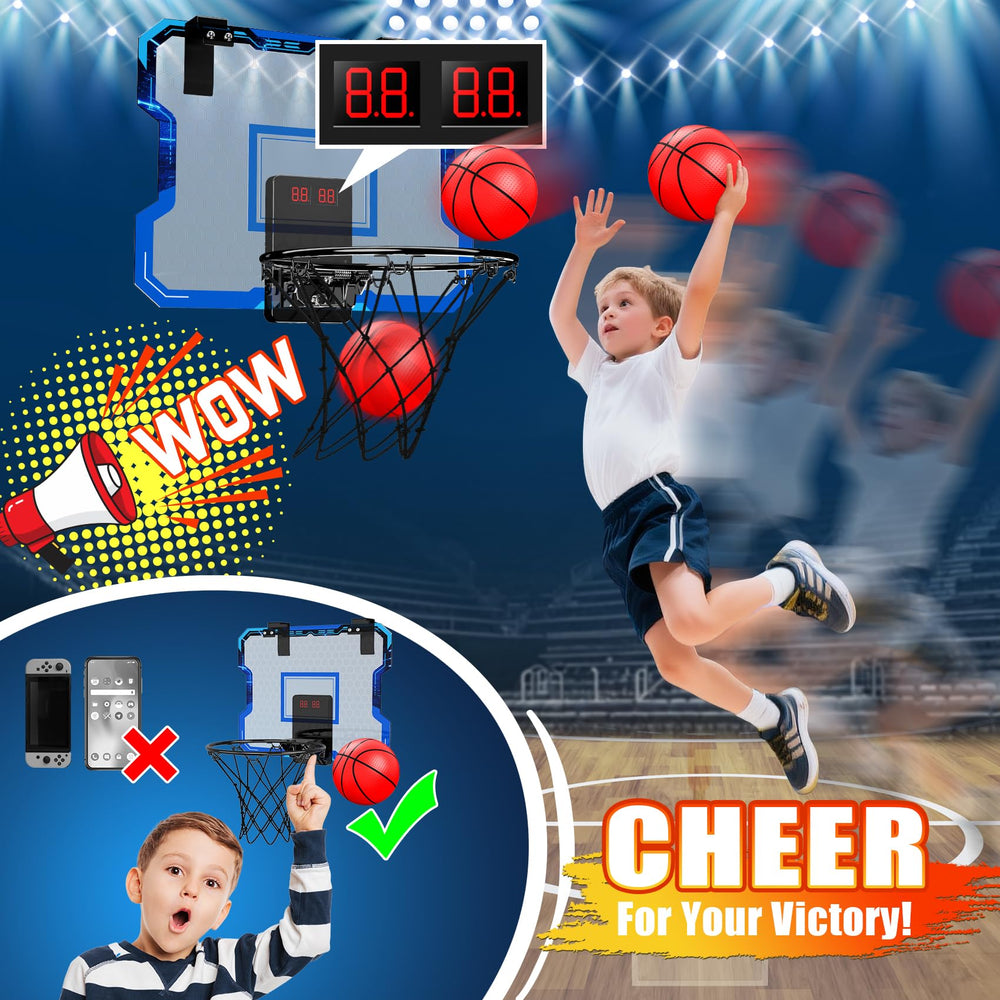 Antaha shatterproof backboard for durable door-side basketball sessions
