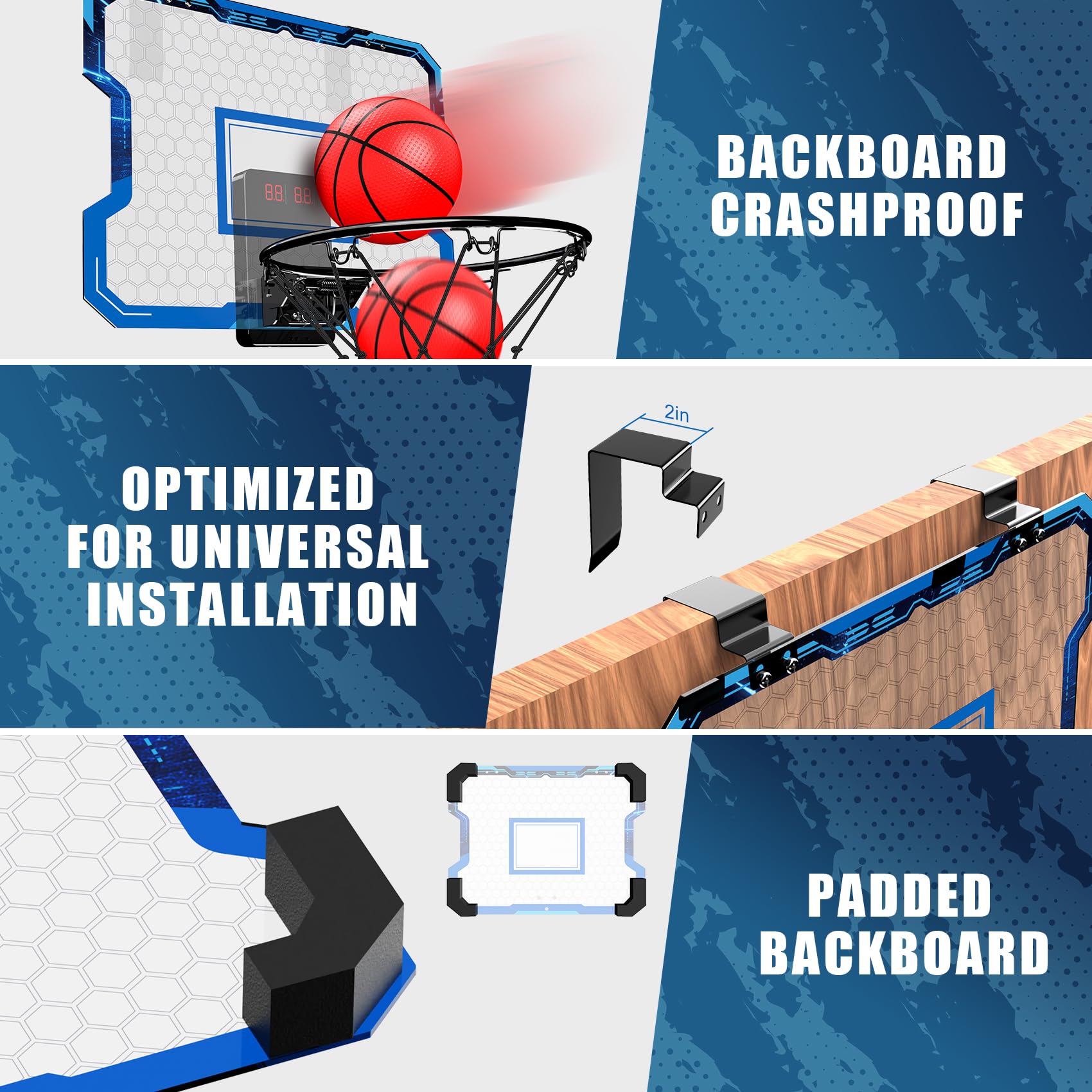Antaha shock-proof sponge strips reduce door noise during shots