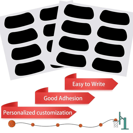 Anteer customizable eye black stickers to write names or numbers for team spirit.