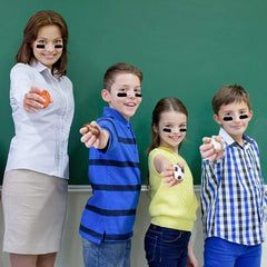 Anteer party-ready eye black stickers suit birthdays, photo booths, and themed events.