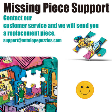 ANTELOPE puzzle pieces fit seam-free for seamless cat castle assembly