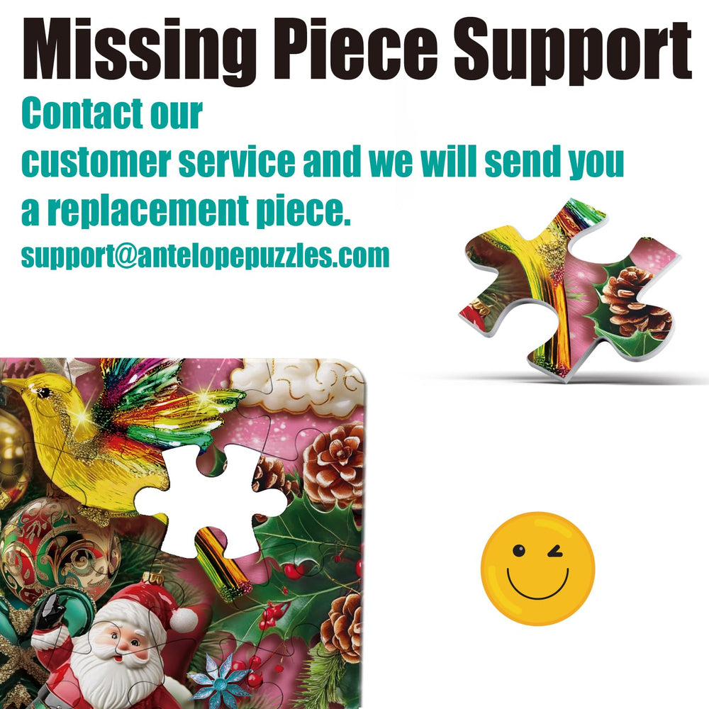 ANTELOPE puzzle sturdy-cardboard construction emphasizes durability