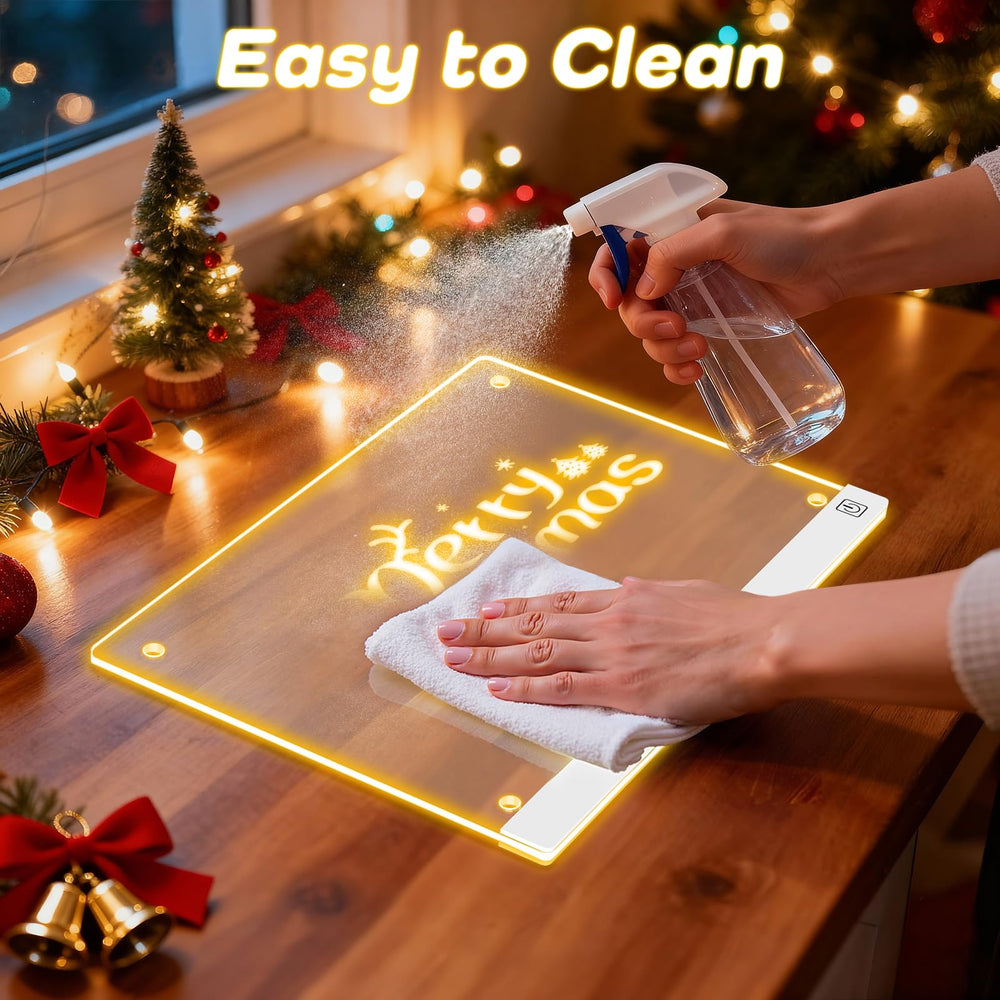 Antiwar sturdy kid-friendly LED board, durable for desks.