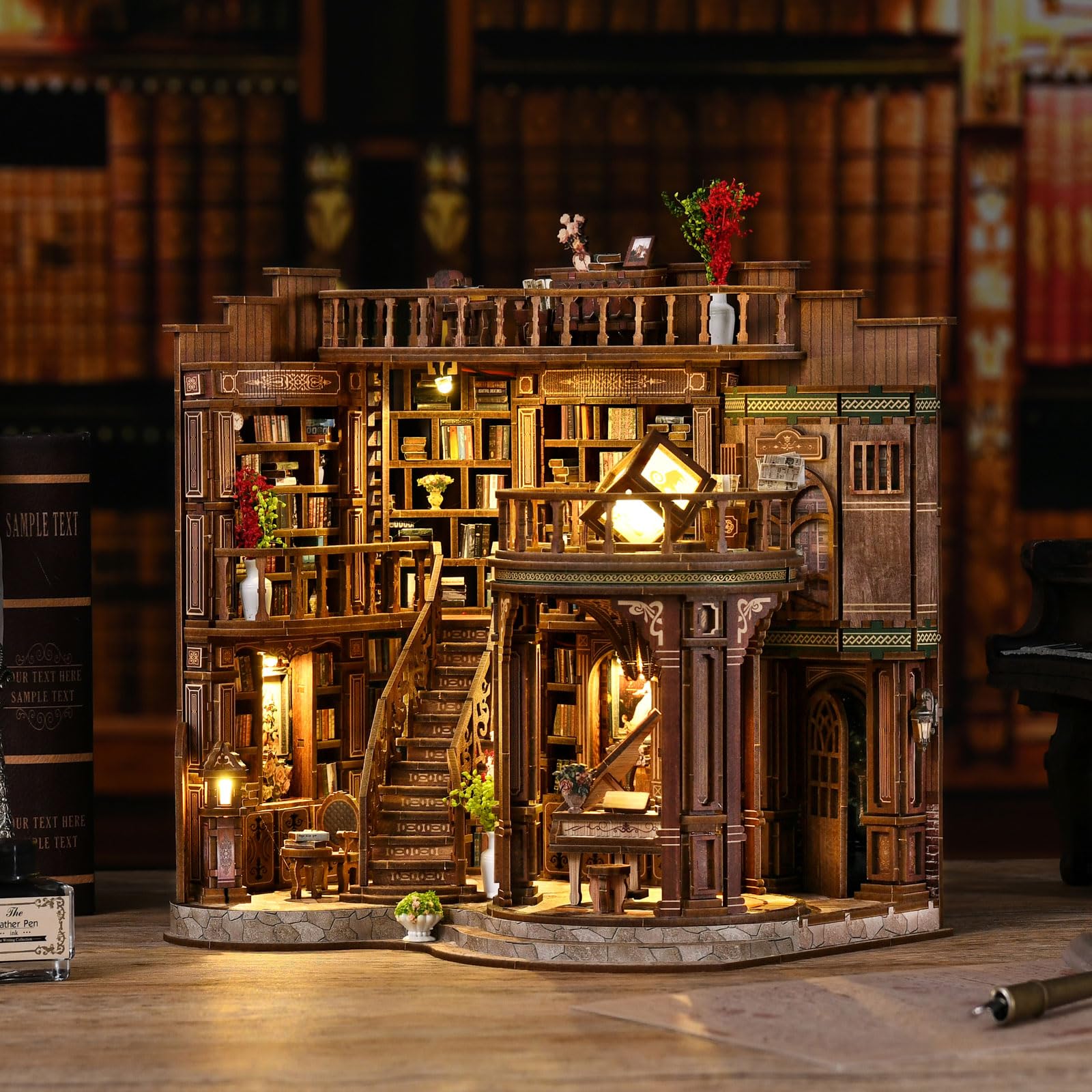 ANTREATU dollhouse assembly interactive kit fuels imaginative play.