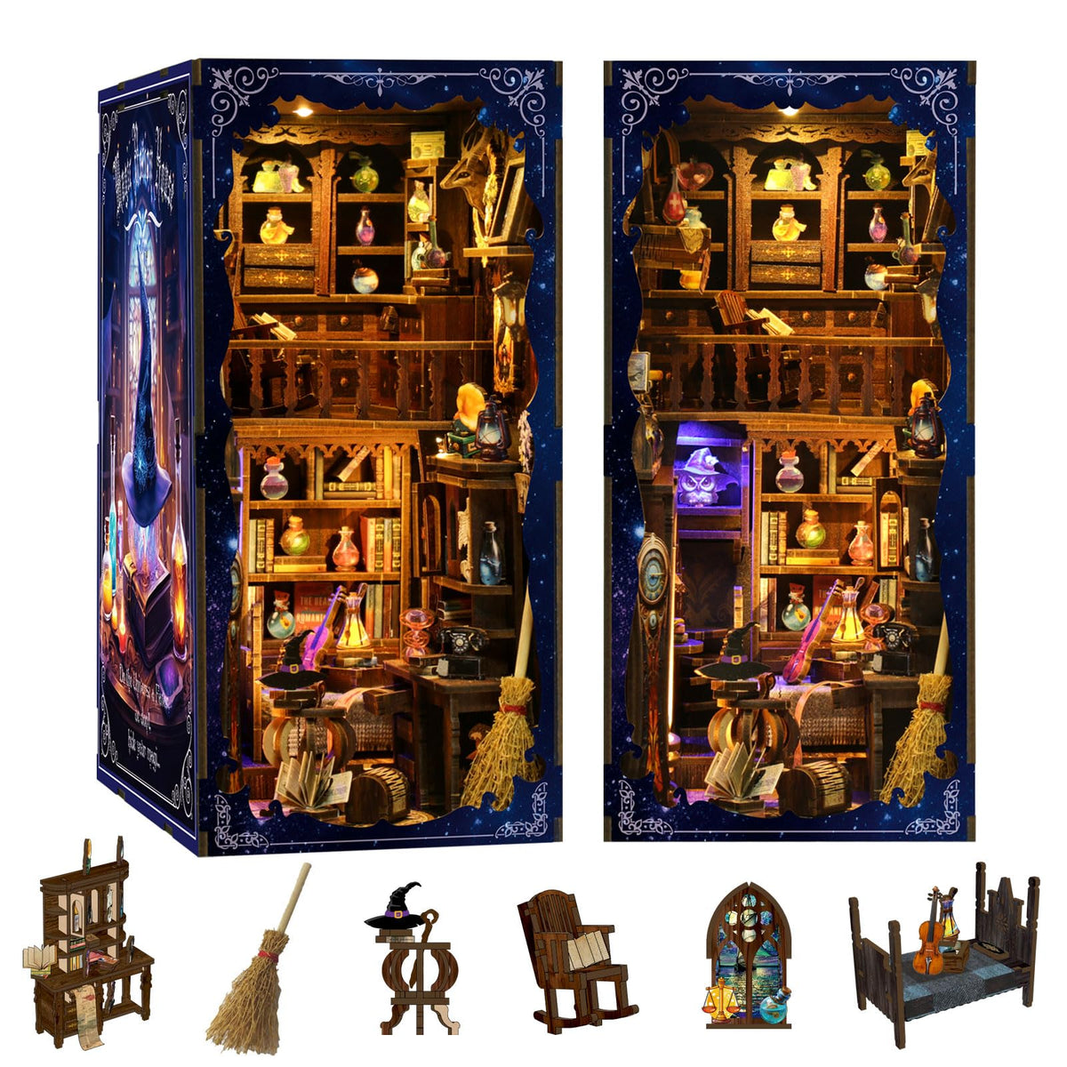 ANTREATU Magic Book Nook Kit cover view for desk décor and inspiration.