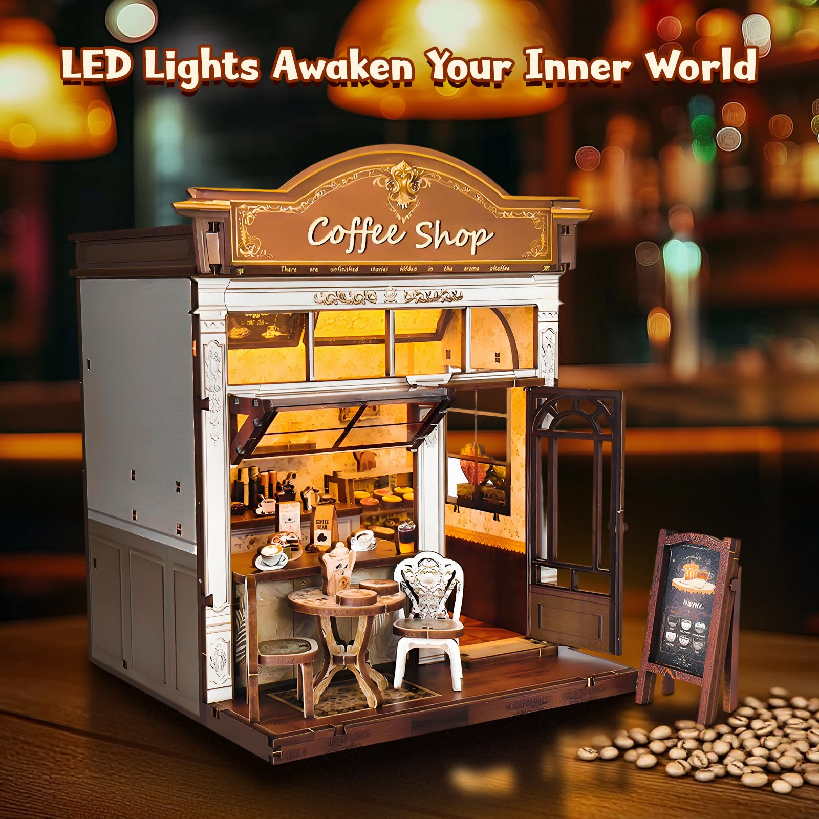 ANTREATU miniature cafe details and furniture for authentic retro vibes