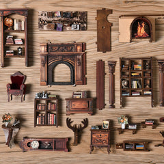 ANTREATU Twilight Library kit at night inspires cozy reading vibes