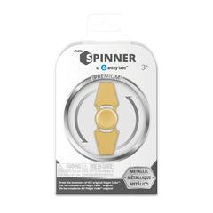 Antsy Labs Boomerang Spinner Gold side view, compact design ideal for on-the-go use
