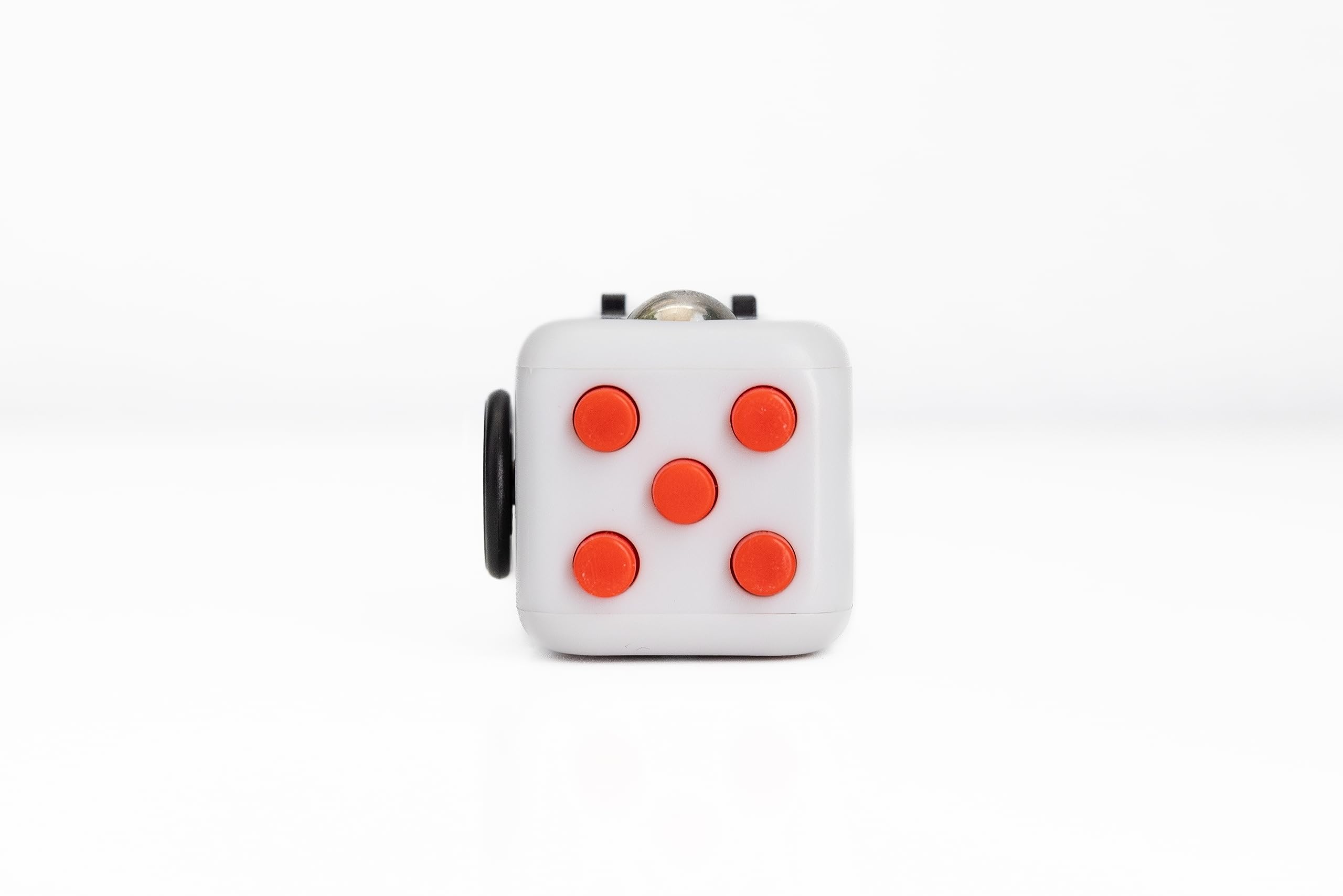 Antsy Labs Fidget Cube side spin delivers quick, satisfying spins to refocus attention.
