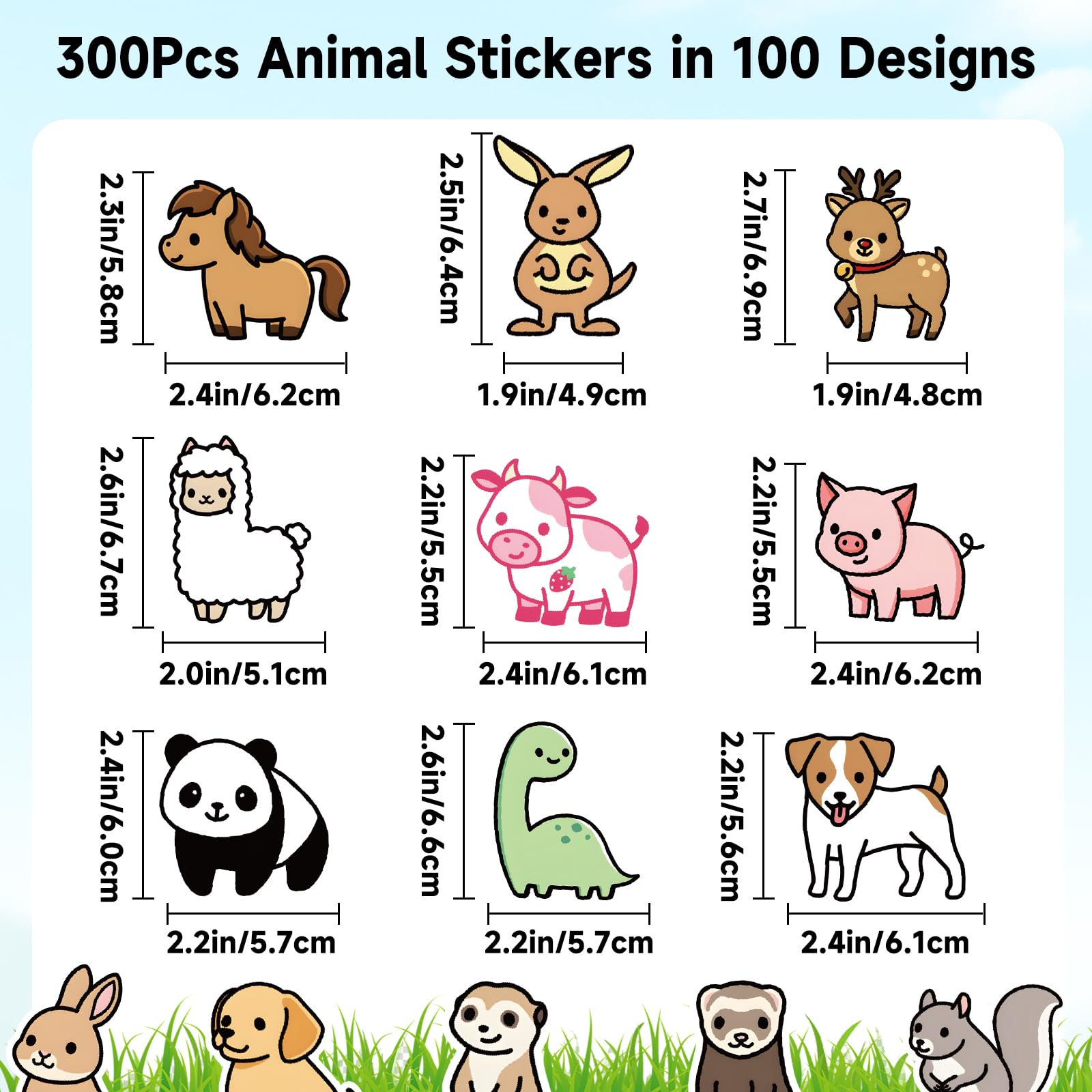 Anwyll classroom reward stickers add bright animal designs to motivate kids.