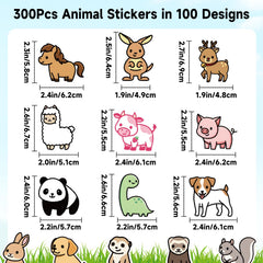 Anwyll classroom reward stickers add bright animal designs to motivate kids.