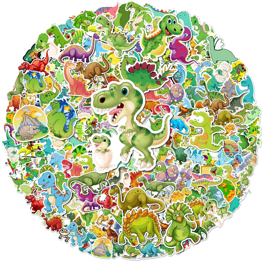 Anwyll dinosaur stickers bulk pack for kids' water bottles