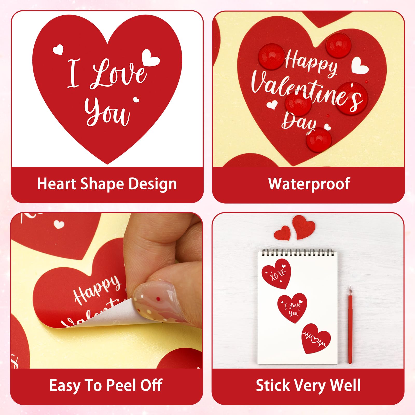 Anwyll I Love You sticker for notes and gift wrap