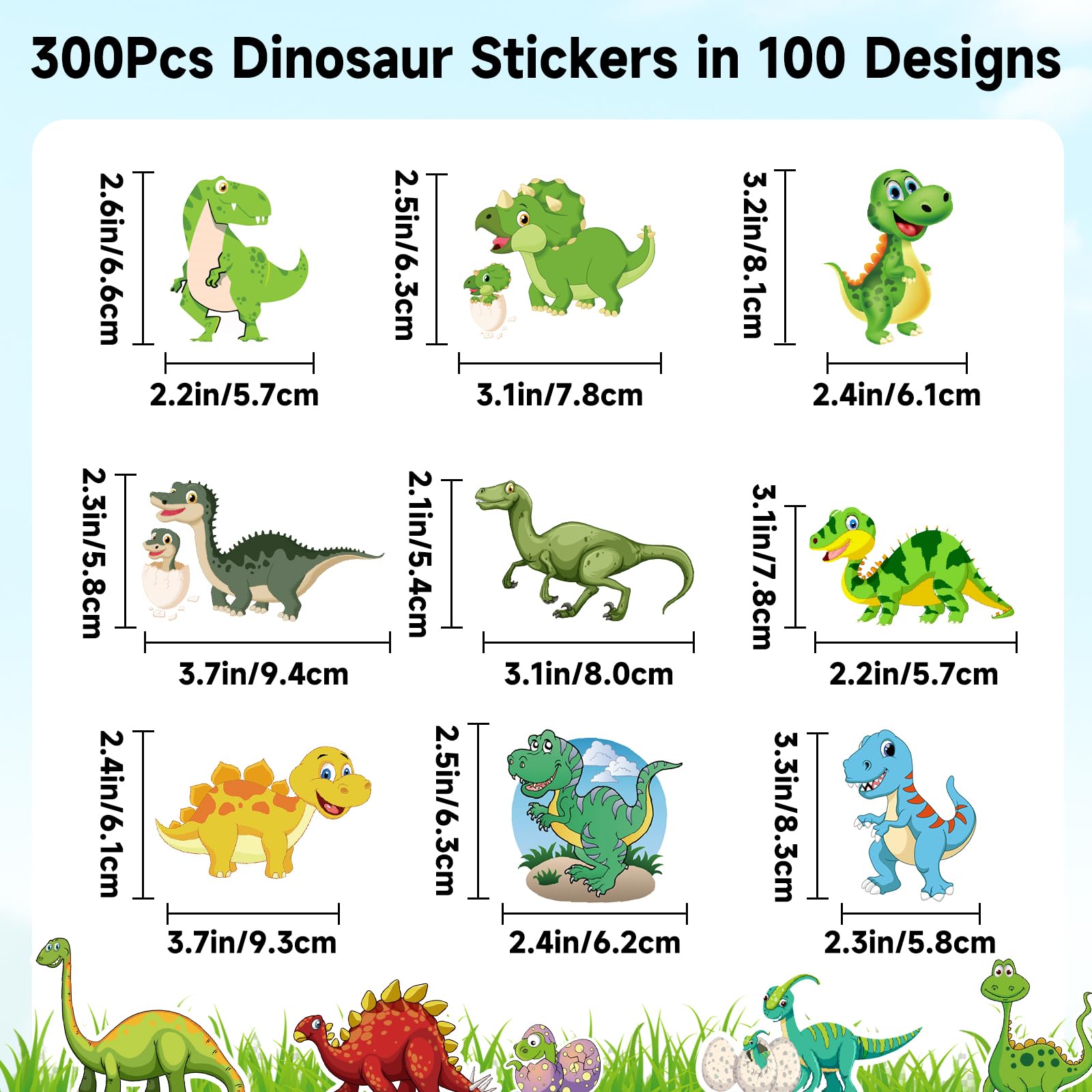 Anwyll water bottle stickers for kids, waterproof and durable