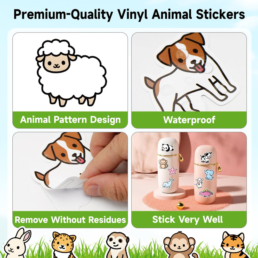 Anwyll waterproof vinyl stickers resist fading on laptops and cases.