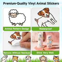 Anwyll waterproof vinyl stickers resist fading on laptops and cases.