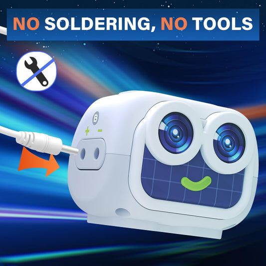 Anyeve circuit parts collection enabling safe, solder-free experiments