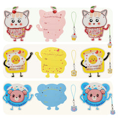 ANYIDEA pendant gifts for kids that accompany each valentine card design.